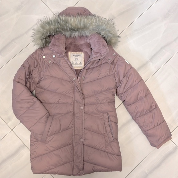 Abercrombie kids Girls Cozy parka Size 11/12 - Picture 1 of 7